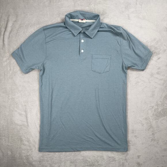 HOMAGE Other - Homage Teal Short Sleeve Polo In Size Small